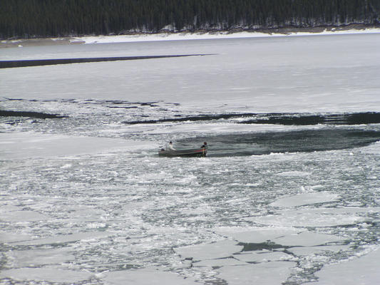 Frozen Lake near Banff 2