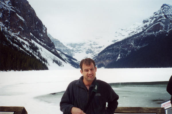 Pete at Lake Louise