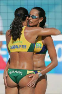 Beach Volleyball, nice uniform