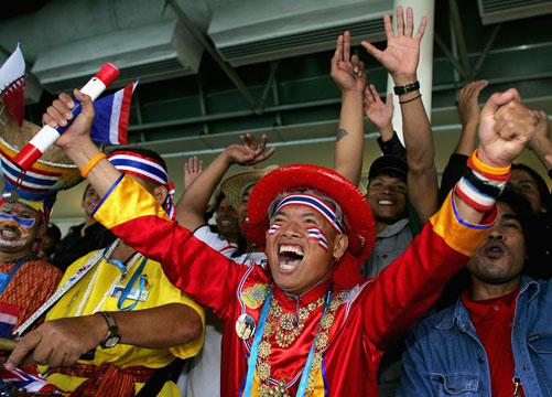 Thai Sepaktakraw Supporters