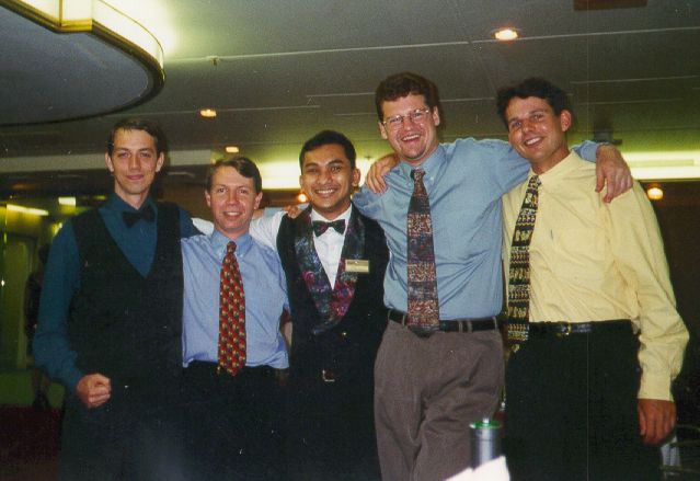 Dean, Andrew, Brett, Steve and waiter.jpg