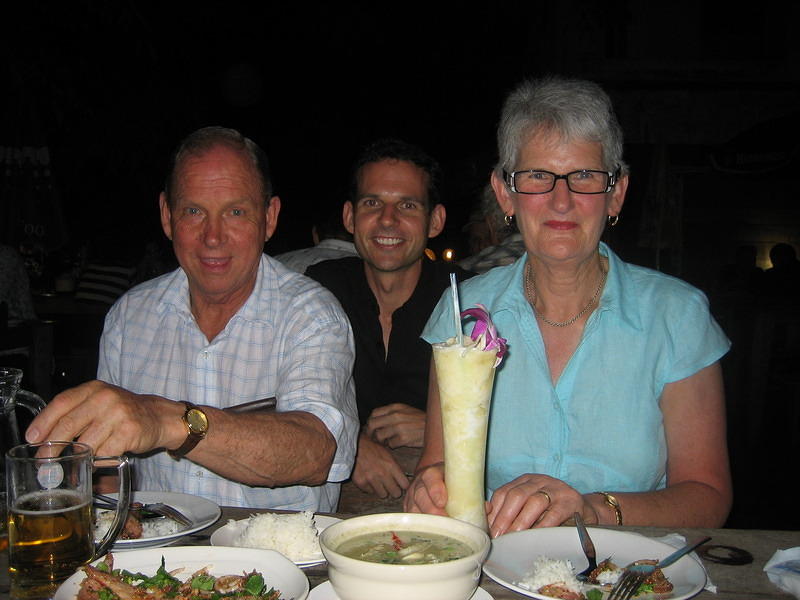 Dinner near Suam Luang Night Market