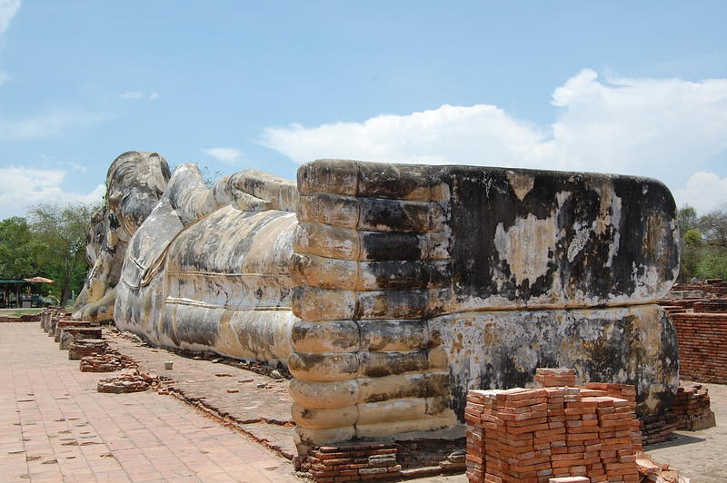 Resting Buddha in Ayutthaya