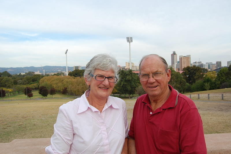 Mum and Dad on Monteforie Hill 