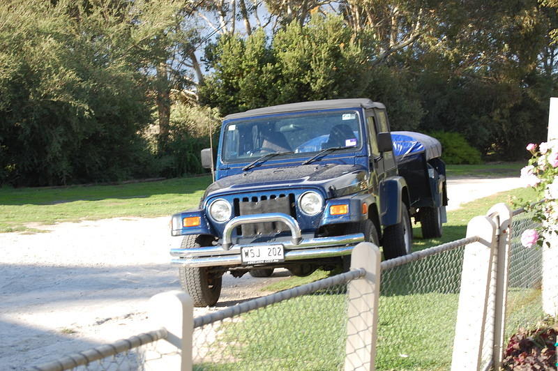 Jeep and Camper Trailer